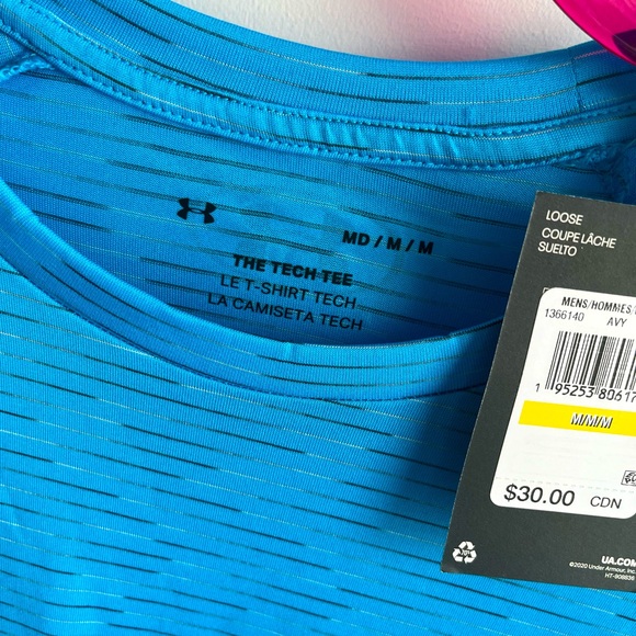 NWT Under Armour The Tech Tee Loose Fit Sz M - Picture 3 of 3